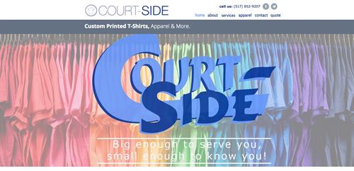 Court-Side Website Design