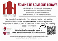 Hall of Honor Nominations Needed!