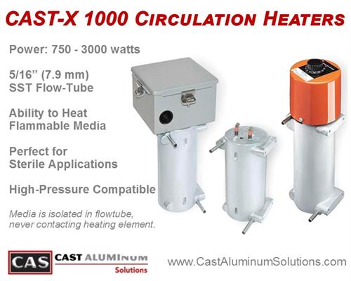 CAST-X 1000 Circulation Heater from Cast Aluminum Solutions