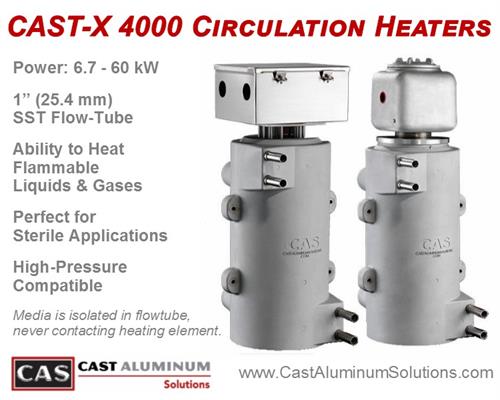 CAST-X 4000 Circulation Heater from Cast Aluminum Solutions