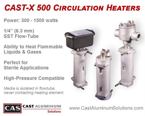 CAST-X 500 Circulation Heater from Cast Aluminum Solutions