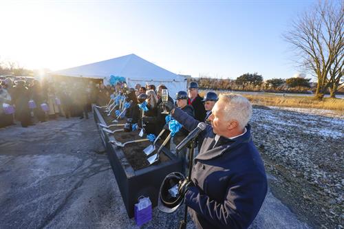 Hollywood Casino Aurora Groundbreaking Ceremony 