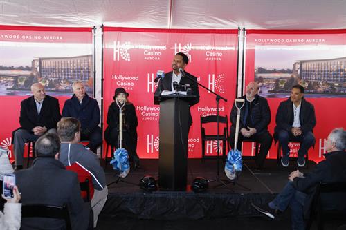 Hollywood Casino Aurora Groundbreaking Ceremony 