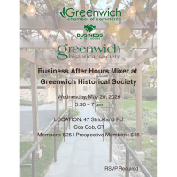 Business After Hours Mixer at the Greenwich Historical Society