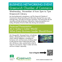 Business After Hours Mixer at the Greenwich Library