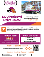 Filling in the Blanks SOUPer Bowl Drive