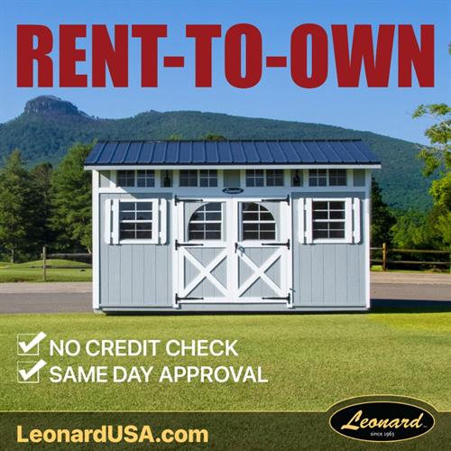 Rent to Own Sheds