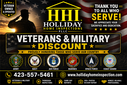 Veteran and Military Discounts Available,. Thank you for your service to our country!