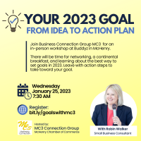 Your 2023 Goal Workshop: Hosted by MC III