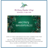WINGS Luncheon - Holiday Roundtables 12.14.2022