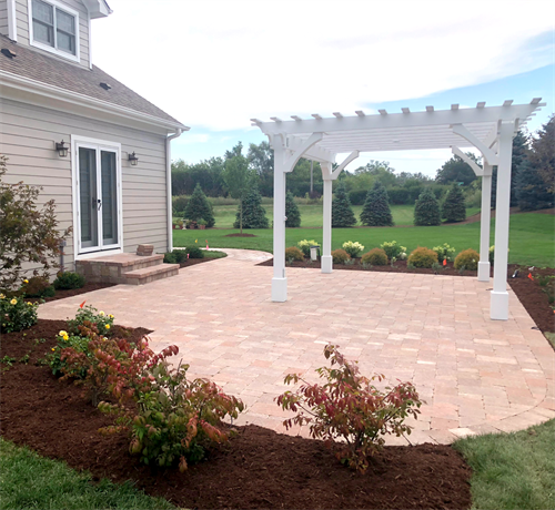 Backyard Paver Patio Installation