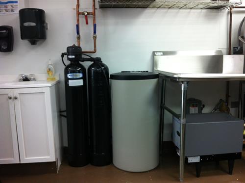 A Kinetico Water Softener was installed at Cucina Rosa in McHenry