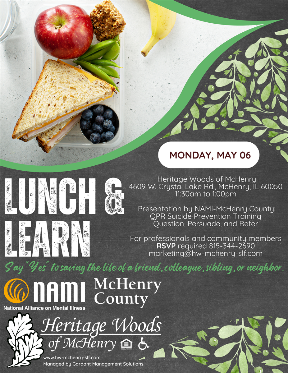 Lunch & Learn at Heritage Woods - May 6, 2024 - McHenry Area Chamber of ...