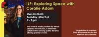 ILP: Exploring Space with Coralie Adam Primary tabs