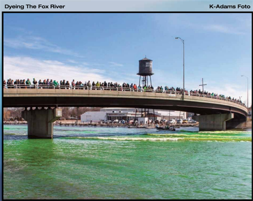 K-Adams Foto of Dyeing the Fox River for McHenry ShamRocks the Fox.