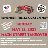 JEEP 4 VETS: Remember the 22, Spring Jeep Run 2023