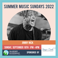 Live Music at Miller Point - Jimmy Nick - Sunday, September 18th, 1pm-4pm