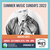 Live Music at Miller Point - Martin Lopez, September 25th, 1pm-4pm