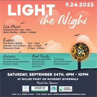 Light the Night 2022 at Miller Point on McHenry Riverwalk - Saturday, September 24th, 4pm-10pm