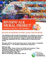 McHenry Riverwalk Foundation Invites Community to Help Create One-of-a-Kind Downtown Mural in Celebration of America’s 250th Birthday