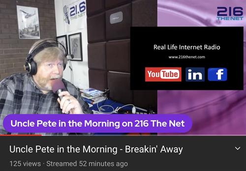 Uncle Pete in the Morning on 216 The Net