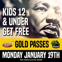 MLK Day: Kids 12 & Under Get FREE Gold Passes!