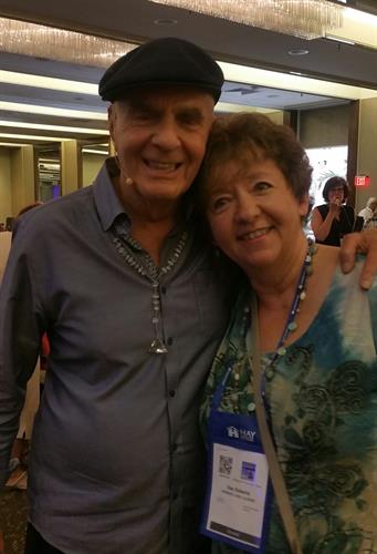 With Dr. Wayne Dyer at a writer's conference