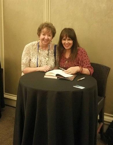 With Doreen Virtue at a writer's conference