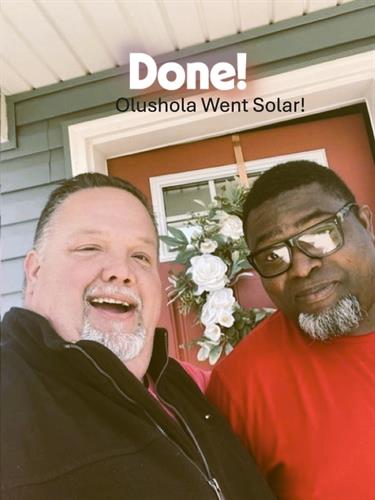 He owns his home - and its energy now!