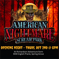 OPENING DAY at AMERCIAN NIGHTMARE SCREAM PARK