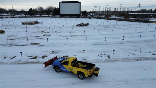 Mchenry Outdoor Theater Snow plowing