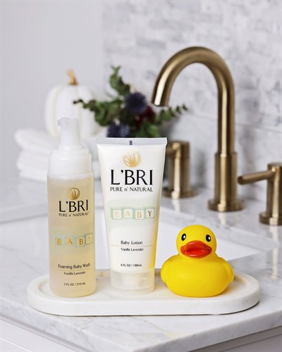 Vanilla and Lavender baby products