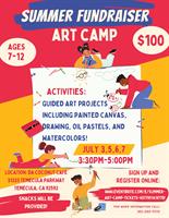 Kids Summer Art Camp Fundraising Event