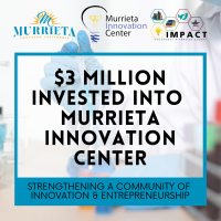 U.S. Department of Commerce Invests $2.4 Million in the Murrieta Innovation Center to...