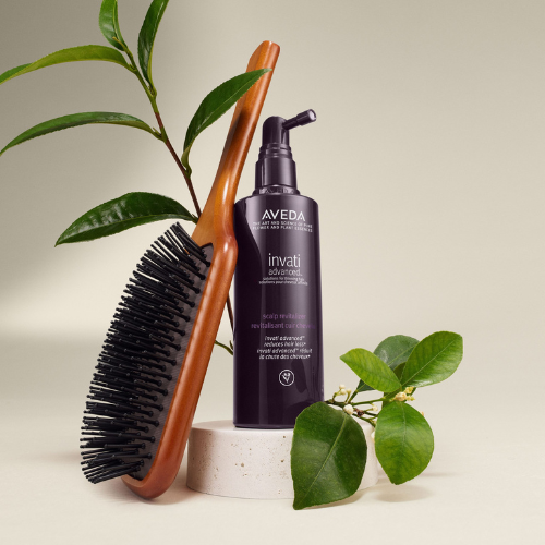 Reduce hair lost by 53%* with Aveda's top-rated Invati Advanced system. 