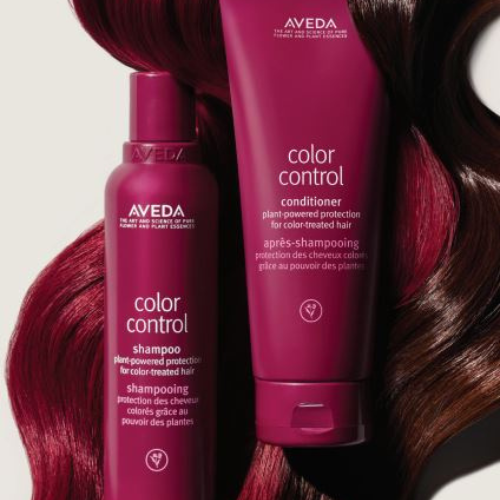 Protect strands from fading for up to 8 weeks with Color Control Shampoo & Conditioner. 