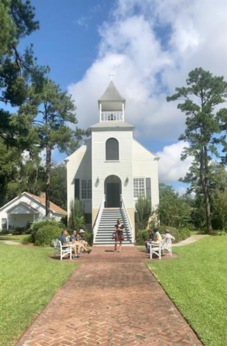 Tour Group in front of First Presbyterian Church, St. Marys, GA