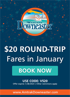 Downeaster Discounted January Fares