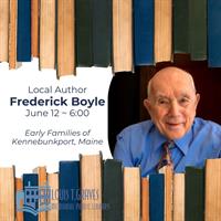 LOCAL AUTHOR FREDERICK BOYLE