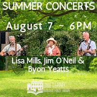 LISA MILLS, JIM O'NEIL, BYON YEATTS CONCERT