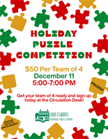 HOLIDAY PUZZLE COMPETITION