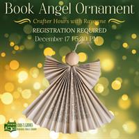 BOOK ANGEL ORNAMENT
