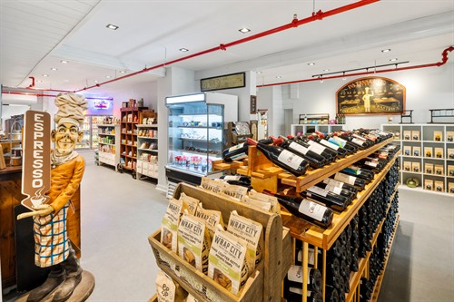 Incredible selection of wine and liquor
