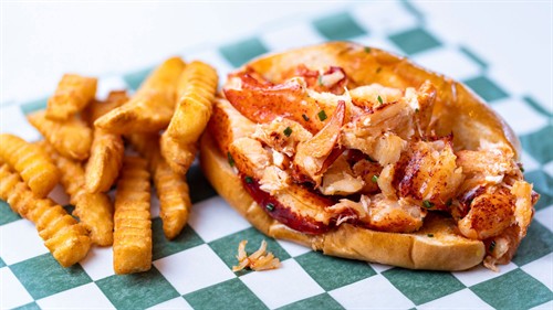 Enjoy a fresh lobster roll!