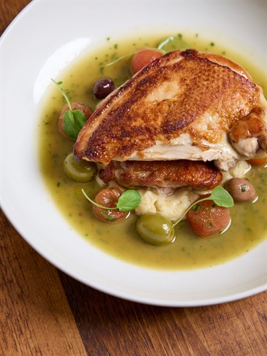roasted 1/2 chicken