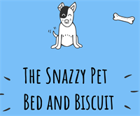 Snazzy Pet Bed & Biscuit