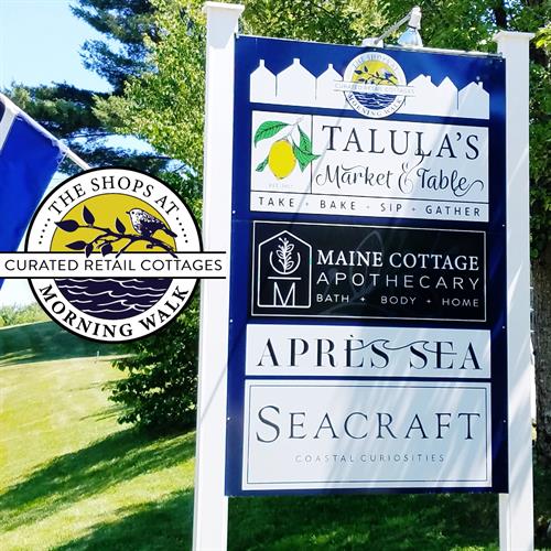 Located in Lower Village, Kennebunk @ The Shops At Morning Walk Cottages