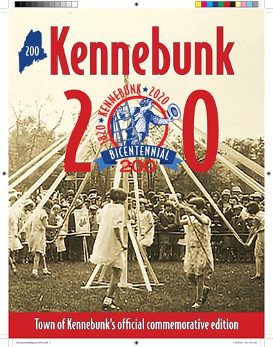 With the help of the Town of Kennebunk Bicentennial Committee, I designed this 32-page commemorative book chock full of articles, historic photos, and a town timeline of historic town events.