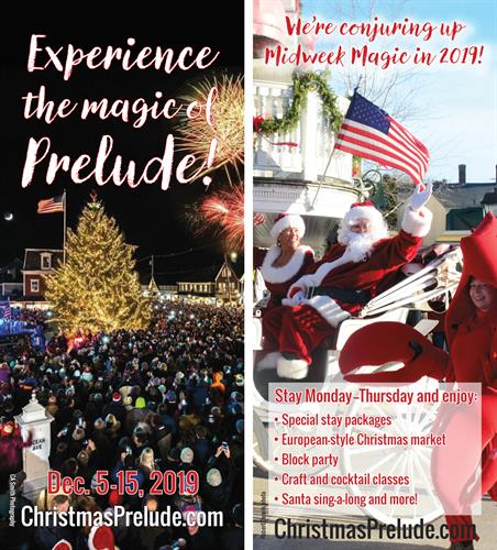 Working with KBA's Prelude Committee, I designed this rack card to promote the Midweek Magic events in 2019.