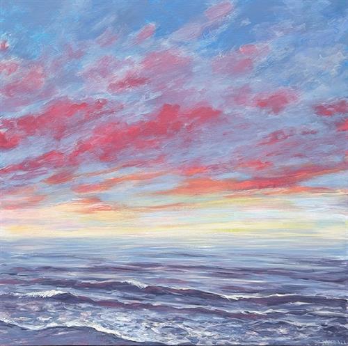 Evening Tide, acrylic on panel, 30" x 30"